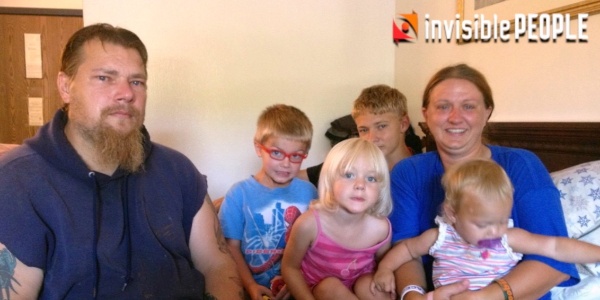 Invisible People: Homeless Family with 6 Children