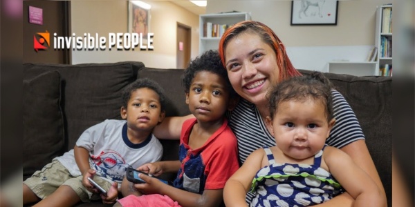 Invisible People: Homeless Mother of 4 with 3 Part-Time Jobs