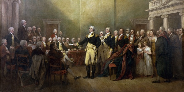 Washington Resigns His Commission, and Stuns the World