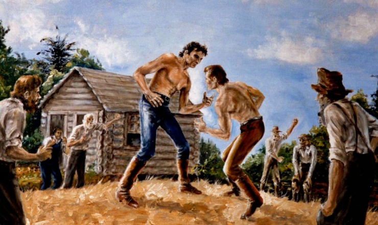 The Turning Point in Abe’s Life: A Wrestling Match