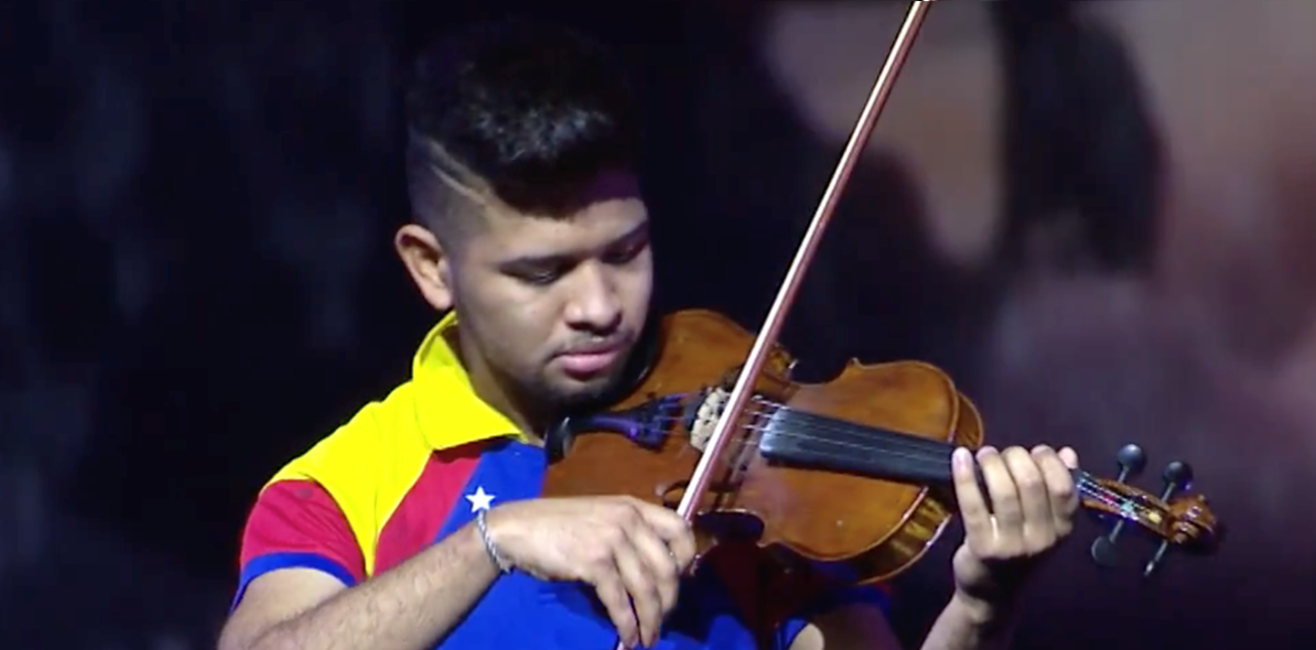 The Violinist Of The Venezuelan Uprising