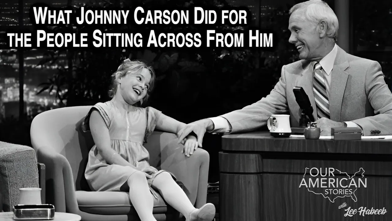 What Johnny Carson Did for the People Sitting Across From Him
